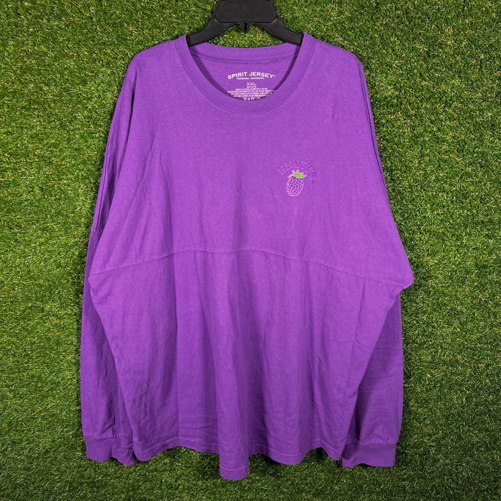 Spirit Jersey Knotts Boysenberry Festival Shirt Mens XXL Purple Long Sleeve XXL